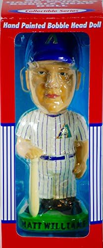 2001 - Alexander Global Promotions / MLB - Bobble Dobbles - Matt Williams #9 - Arizona Diamondbacks - Hand Painted Bobble Head - 7.5 Inches - MIB / OOP - New - Rare - Collectible