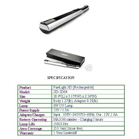Purelight UV-Light Wand Ultraviolet Sterilizer