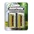 Rayovac Rechargeable NiMH Batteries, D Size, 2-Count Packages (Pack of 3)