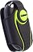 Krusell Multidapt Blaze series case for flip phones, Black/Lime-green (fits most flip phones)