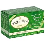 Twinings Green Decaf Tea, 1.41-Ounce Boxes (Pack of 6)