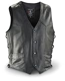 Mossi Black Men's Side Lace Vest