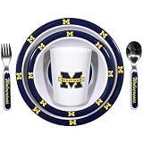 Michigan Wolverines Little Sport's Dinner Set