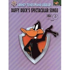 Daffy Duck's Spectacular Songs: Primer Level for Early Elementary Students (Book & CD) (Looney Tunes Piano Library)