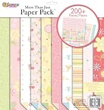 Sandylion PPD4 More Than Just Paper Pack with Stickers and Cardstock Accents, Baby Girl