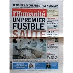 HUMANITE (L') N? 18354 du 19-08-2003 IRAK - DES OCCUPANTS TRES NERVEUX UN PREMIER FUSBILE SAUTE - LA CANICULE INTEMPERIES - DES INONDATIONS SONT A CRAINDRE FETE DE L'HUMA - JAZZ - SYLVAIN KASSAP ET HELENE LABARRIERE UZESTE EN RASSEMBLEMENT POIELITIQUE - BERNARD LUBAT ET SA BANDE GOLF - TIGER WOOD