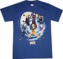 Naruto Shippuden: Leaf and Sand Heroes Swirl T Shirt