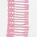 Yontree Floral Venise Lace Applique Bridal Wedding Applique Pink 3 yards