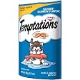 Whiskas Temptations Savoury Salmon Flavour Treats for Cats, 3-Ounce Pouches (Pack of 12)