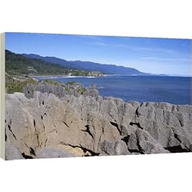 20 Inch Box Canvas (51cm) Pancake rocks by Robert Harding