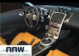 NISSAN 350Z 350-Z 2006 2007 2008 INTERIOR ALUMINUM/CARBON FIBER DASH TRIM KIT SET