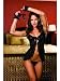 Dream Girl DG4873 BABYDOLL,THNG,GLOVES RED DMND