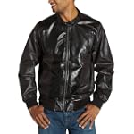 Sean John Men's Faux Leather Mixed Media Jacket