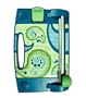 Rock Paper Trimmer Blue Paisley