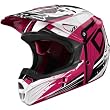 Fox Racing Undertow Youth V1 MX Motorcycle Helmet - Black/Pink