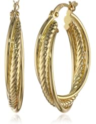 Sterling Silver Triple Hoop Earrings