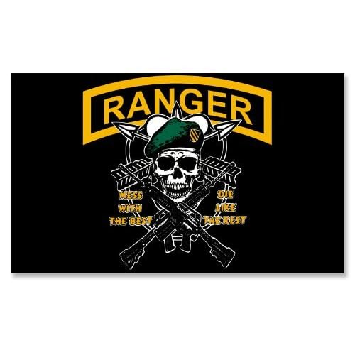 Amazon US Army Ranger Skull Airborne Flag Sticker