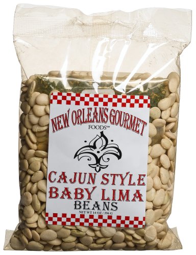 New Orleans Gourmet Foods Cajun Style Baby Lima Beans With Seasoning, 14-Ounce Bags (Pack... by New Orleans Gourmet Foods