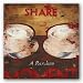 Share a Random Moment by Rodney White 24"x24" Art Print Poster African-American
