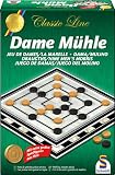 Schmidt Spiele 49083 - Dame / Mühle, größe Spielfiguren Schmidt Spiele 49083 - Dame / Mühle, größe Spielfiguren