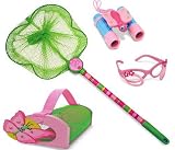 Butterfly Catching Outdoor Toy Kit Sunny Patch Bella Butterfly Bug House Bug Net Binoculars Sunglasses By Melissa and Doug