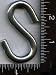 S-HOOK, 100, of, ELECTROZINCED, 5/16 DIAMETER, STEEL, S HOOKS, ZINC, COATED for RUST RESISTANT, ZINC CONNECTOR, OPEN ENDS S- HOOK, SMALL LOOP INSIDE DIAMETER .50 (1/2), LARGE LOOP INSIDE DIAMETER .75 (3/4), INSIDE LENGTH 2.0, OUTSIDE LENGTH 2.62(2 5/8), MATERIAL DIAMETER .312(5/16), for, SWINGS, CHAINS, or, REPAIRS, [BOOK]