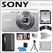 Sony Cyber-shot DSC-W650 16.1 MP Digital Camera with 5x Optical Zoom and 3.0-Inch LCD in Silver + 8GB SDHC + Sony Case + Card Reader + Replacement Battery + Accessory Kit