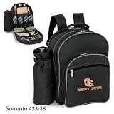 Oregon State Beavers NCAA "Sorrento" Insulated Picnic Backpack (Black/Grey)
