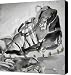 Old School Adidas Hightops 1989 Canvas Print / Canvas Art - Artist Jeff Perrine