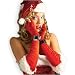 Long Sexy Miss Santa Gloves Adult