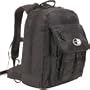 Derek Alexander Leather Computer Backpack - Black