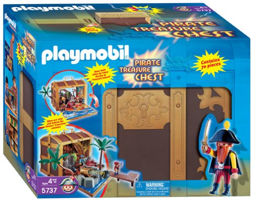 Childrens Toyshop  Toys : Playmobil Pirate Treasure Chest