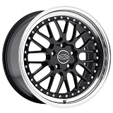 18x8 Privat Werks (Matte Black w Machined Lip) Wheels Rims 5x114.3 (WE88514465) by Privat