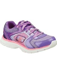 Shoes: SKECHERS Kids Magnetics Lace Up Running Pre/Grade School (Lavender/Neon Pink 13.5 M) - SKECHERS USA Inc