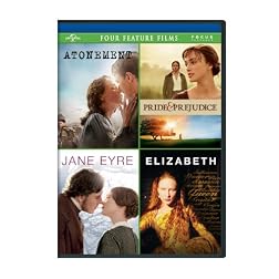 Atonement / Pride & Prejudice / Jane Eyre / Elizabeth Four Feature Films