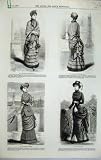1882 Women Fashion Costume Toilette Children Seaside