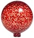 Bird Brain Model 6431 Optic 10-Inch Crystal Gazing Ball, Red