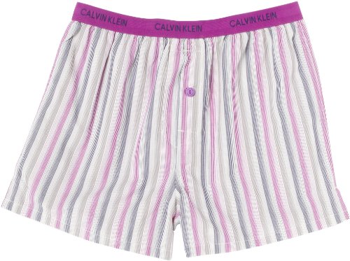 Calvin Klein Underwear Herren Short, gestreift U1513A / BXR MATRIX - Woven Slim Fit Boxer, Preisvergleich