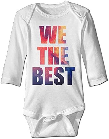 MZONE We The Best Long Sleeve Romper Playsuit For 6-24 Months Infant Size 18 Months White