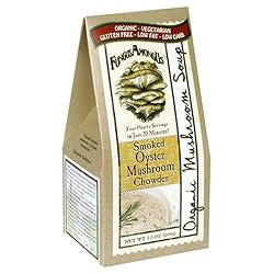 FungusAmongUs Organic Soup Mixes, Organic Smoked Oyster Mushroom Chowder, 3.5-Ounce Units (Pack of 4)