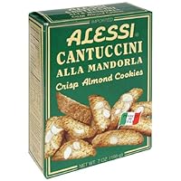 Alessi Cantuccini, Crisps Almond Cookies, 7-Ounce Boxes