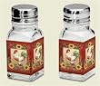 Salt and Pepper Shakers ~ Chanticleer rooster ~ code 286