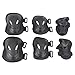 AWOEZ Adult Women men Unisex Cycling Skating Roller Blading Wrist Elbow Knee Safety Pad Protective Gear Sport Guard Pads Set