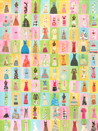 Oopsy Daisy Dress Party Stretched Canvas Wall 