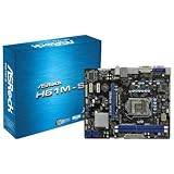 Asrock H61M-S, dual, 1066, 1333 MHz, 16 GB, Intel, Core i3, Core i5, Core i7, Socket H2 (1155)