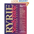 New International Version Ryrie Study Bible: Bonded Leather Burgundy Indexed by Charles Ryrie