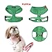 Puppia Soft Dog Harness No Choke Over-The-Head Triple Layered Breathable Mesh Adjustable Chest Belt and Quick-Release Buckle, Green, X-Small