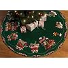 Bucilla Candy Express Tree Skirt Felt Applique Kit 43" Round 86158