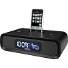 iHome iP97 AMFM Dual Alarm Clock Radio for iPhone and iPod - Black