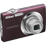Nikon Coolpix S3000/PLUM 12 Megapixel Digital Camera - Plum